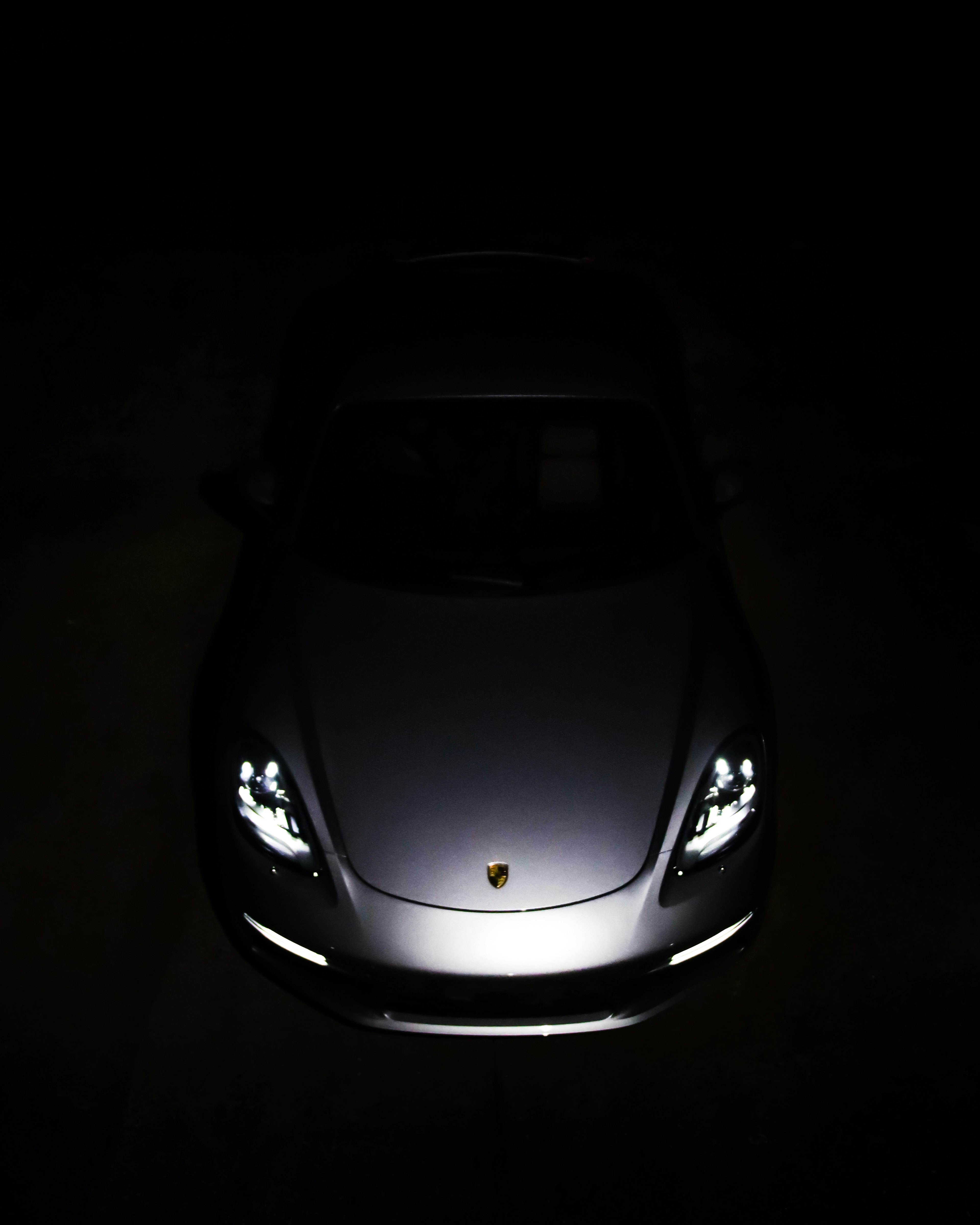 Porsche headlights detail